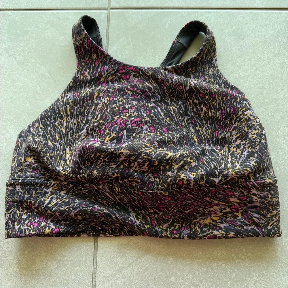 Lululemon wunder train long line sports bra